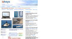 Desktop Screenshot of iokeys.com